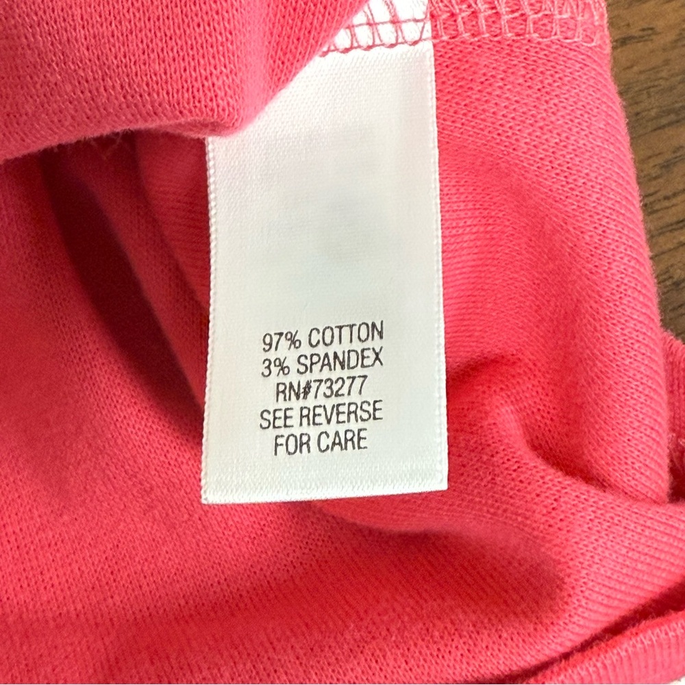 NWT Croft & Barrow Pink Embroidered Floral Sleeveless Wrap Tank Top PXL Stretch - Picture 7 of 9